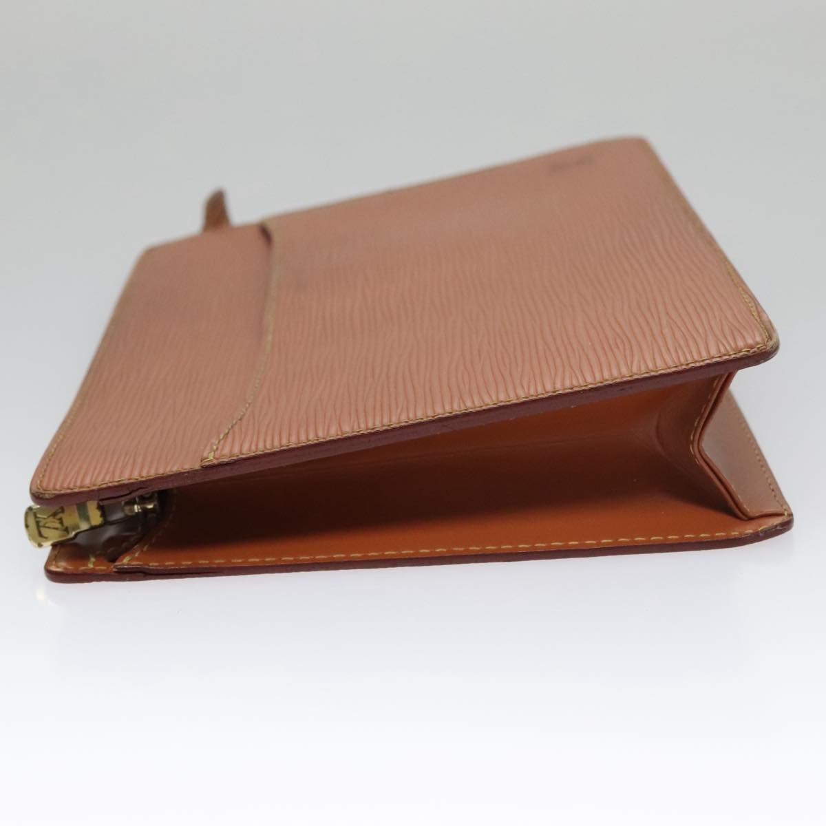 LOUIS VUITTON Epi Pochette Homme Clutch Bag Zipangu Gold M52528 LV Auth ti2611