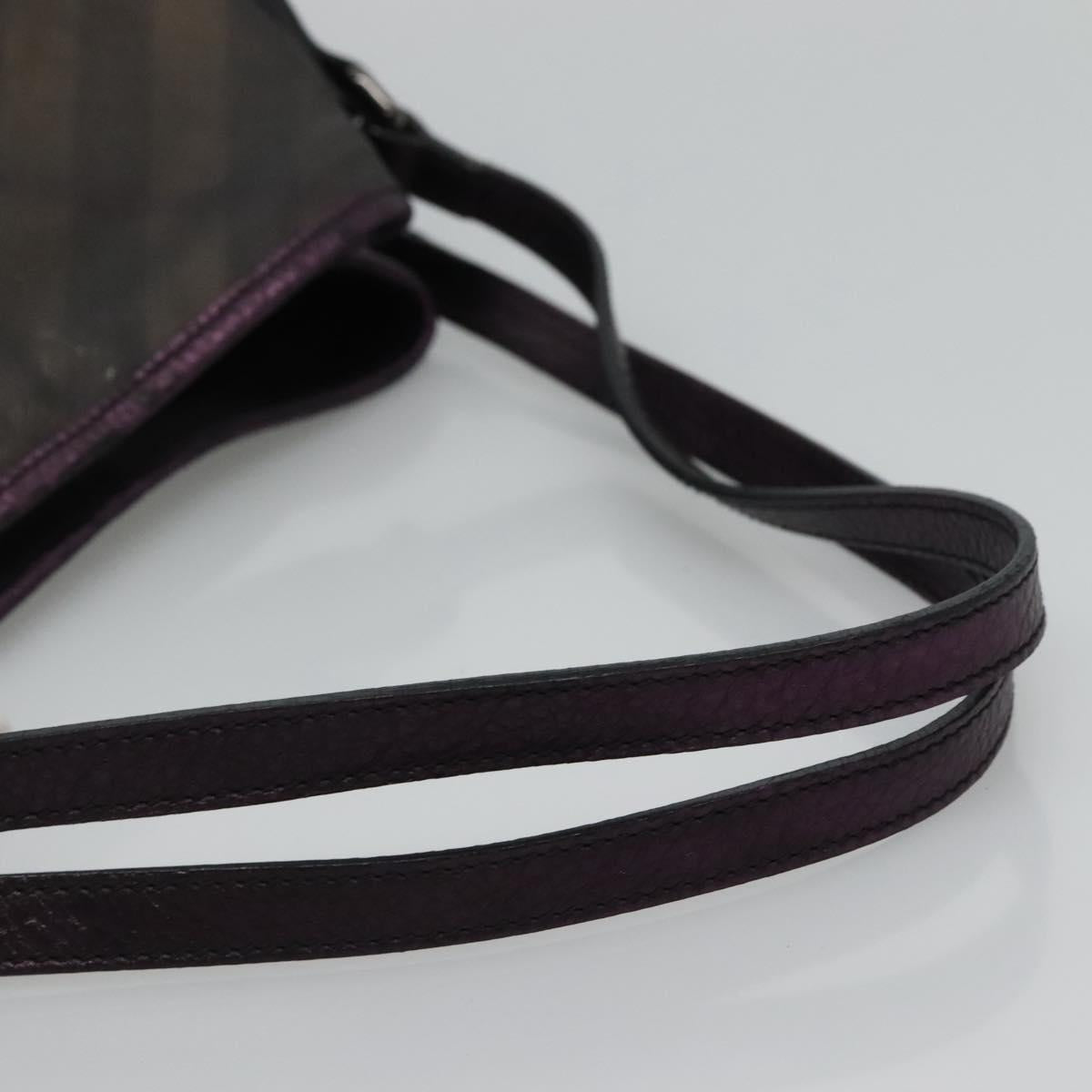 BURBERRY Nova Check Tote Bag PVC Brown Auth ti2634