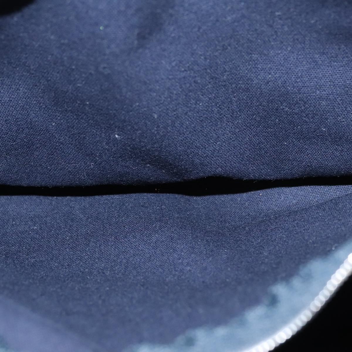 HERMES Fourre Tout MM Hand Bag Canvas Navy Auth ti2640