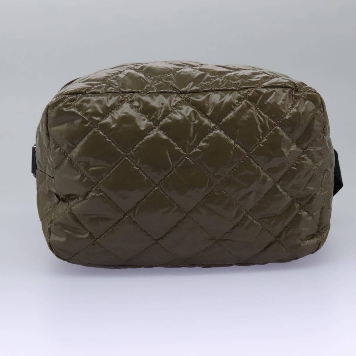 BURBERRY Shoulder Bag Nylon Khaki Auth ti2658