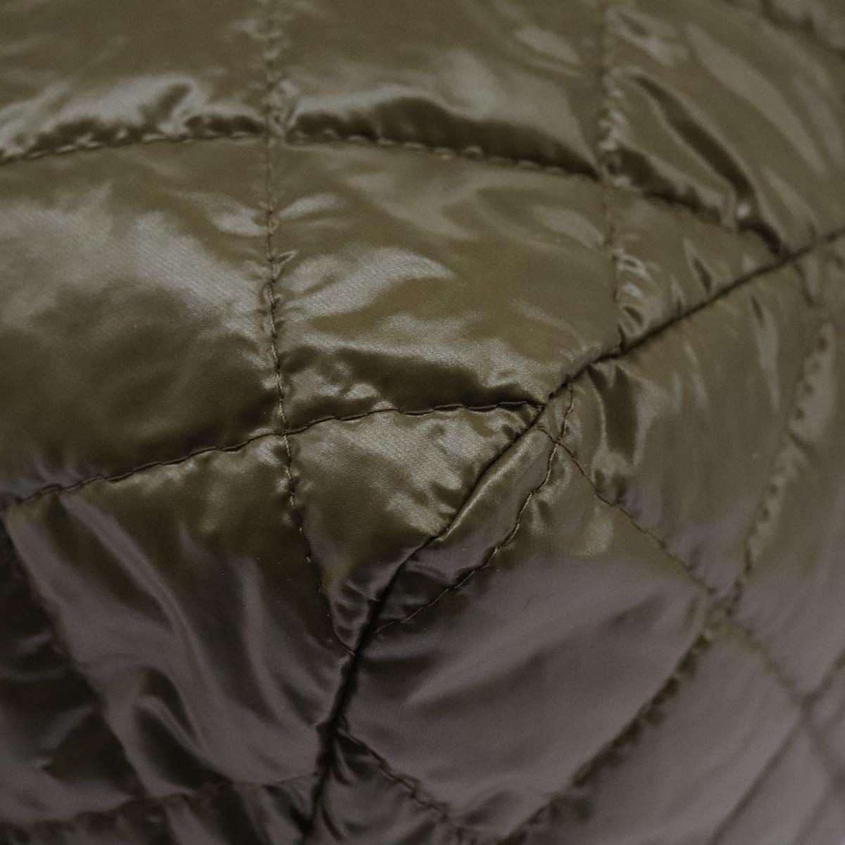 BURBERRY Shoulder Bag Nylon Khaki Auth ti2658