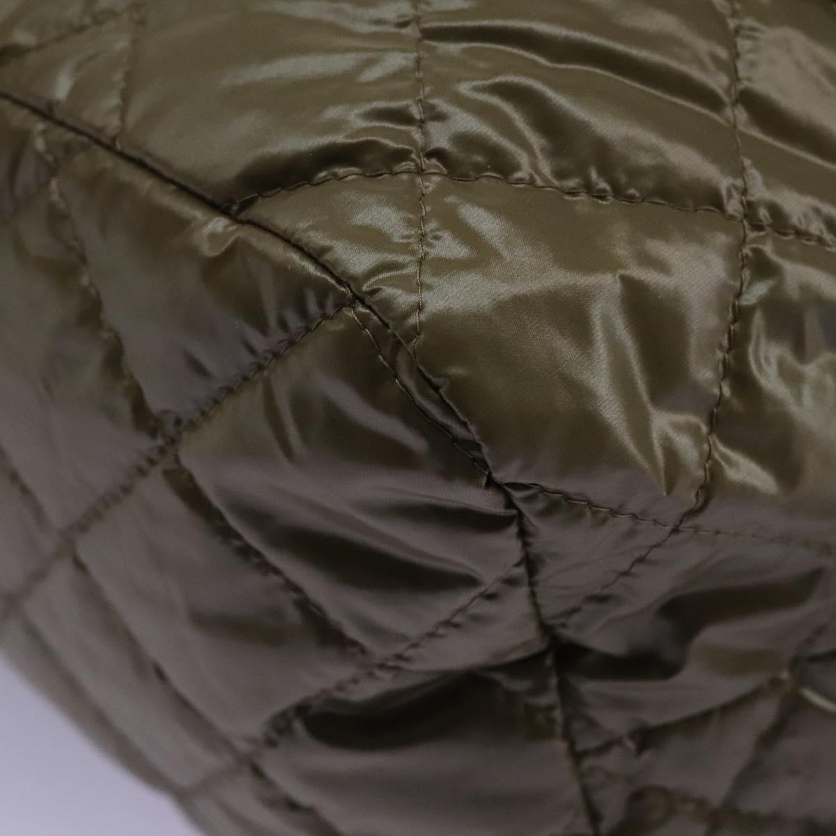 BURBERRY Shoulder Bag Nylon Khaki Auth ti2658