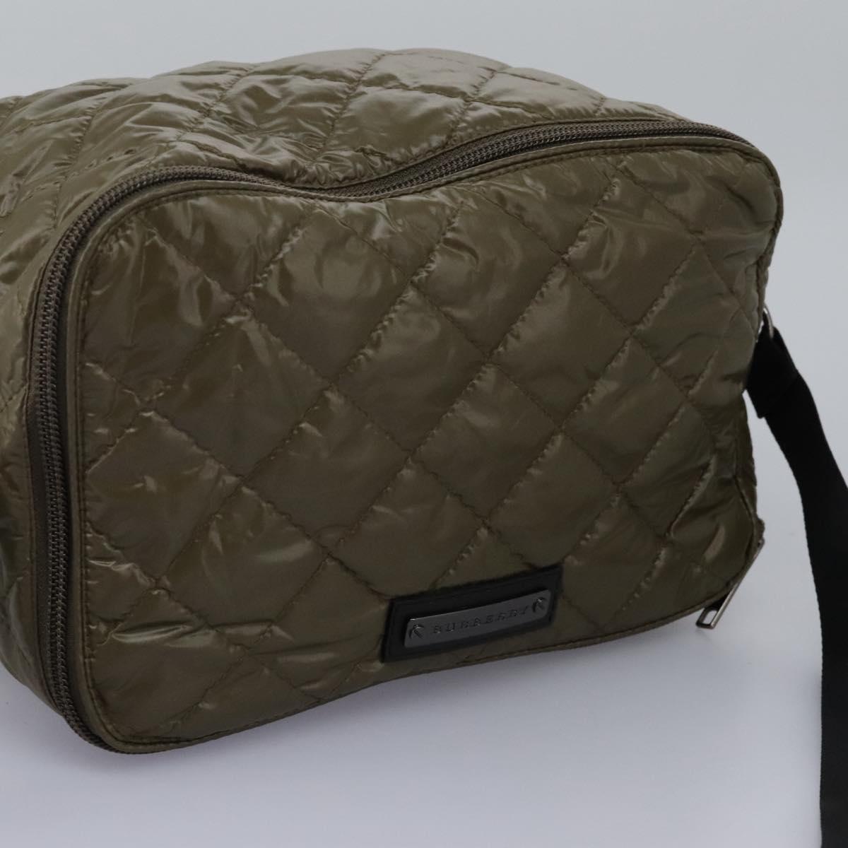 BURBERRY Shoulder Bag Nylon Khaki Auth ti2658