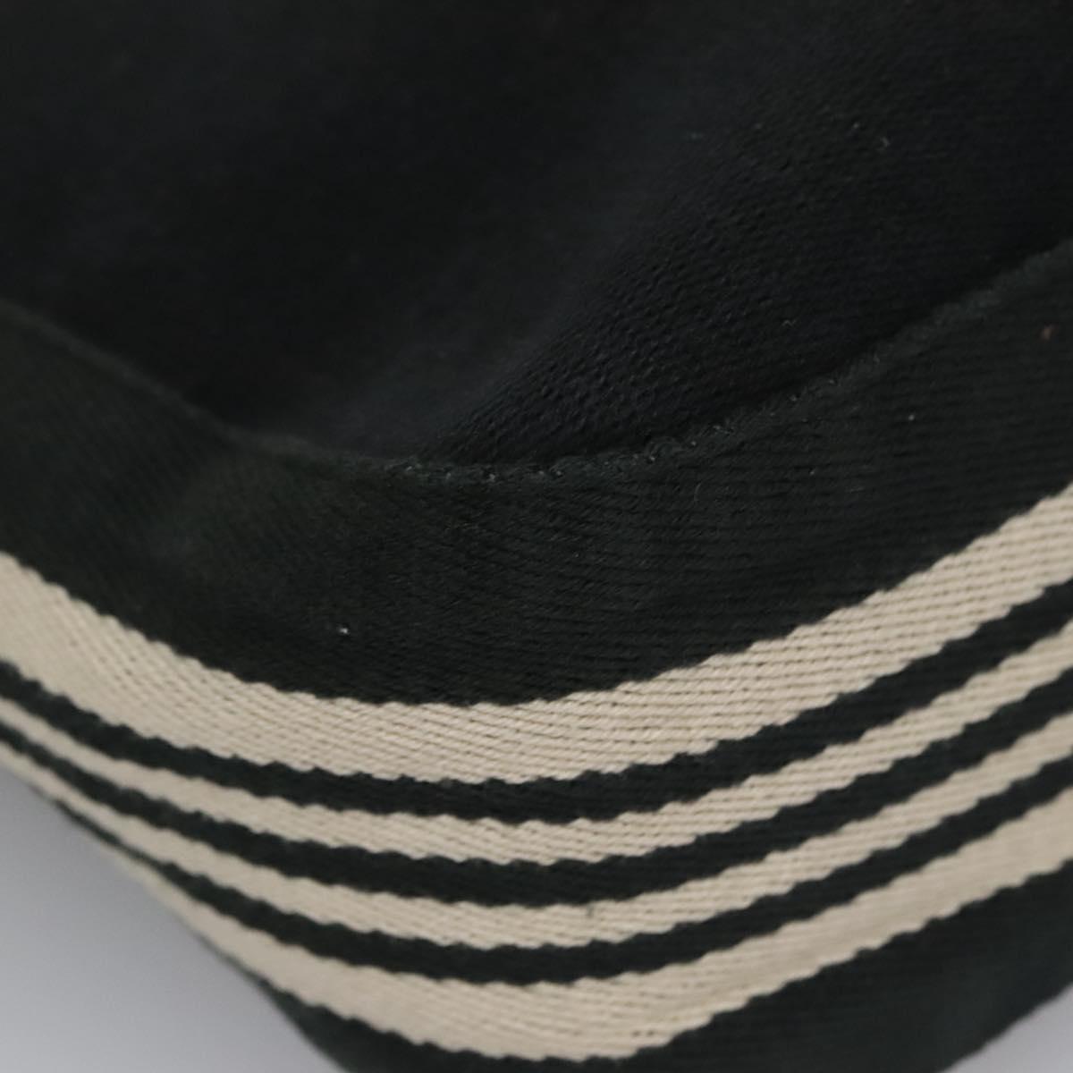 BURBERRY Tote Bag Canvas Black Auth ti2661