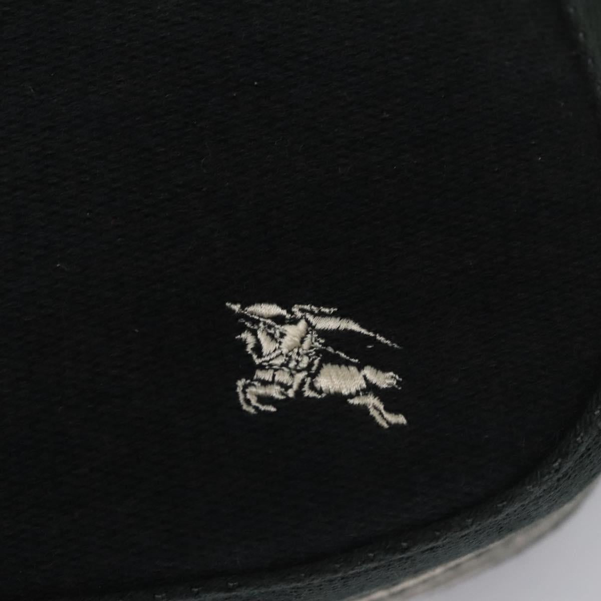 BURBERRY Tote Bag Canvas Black Auth ti2661