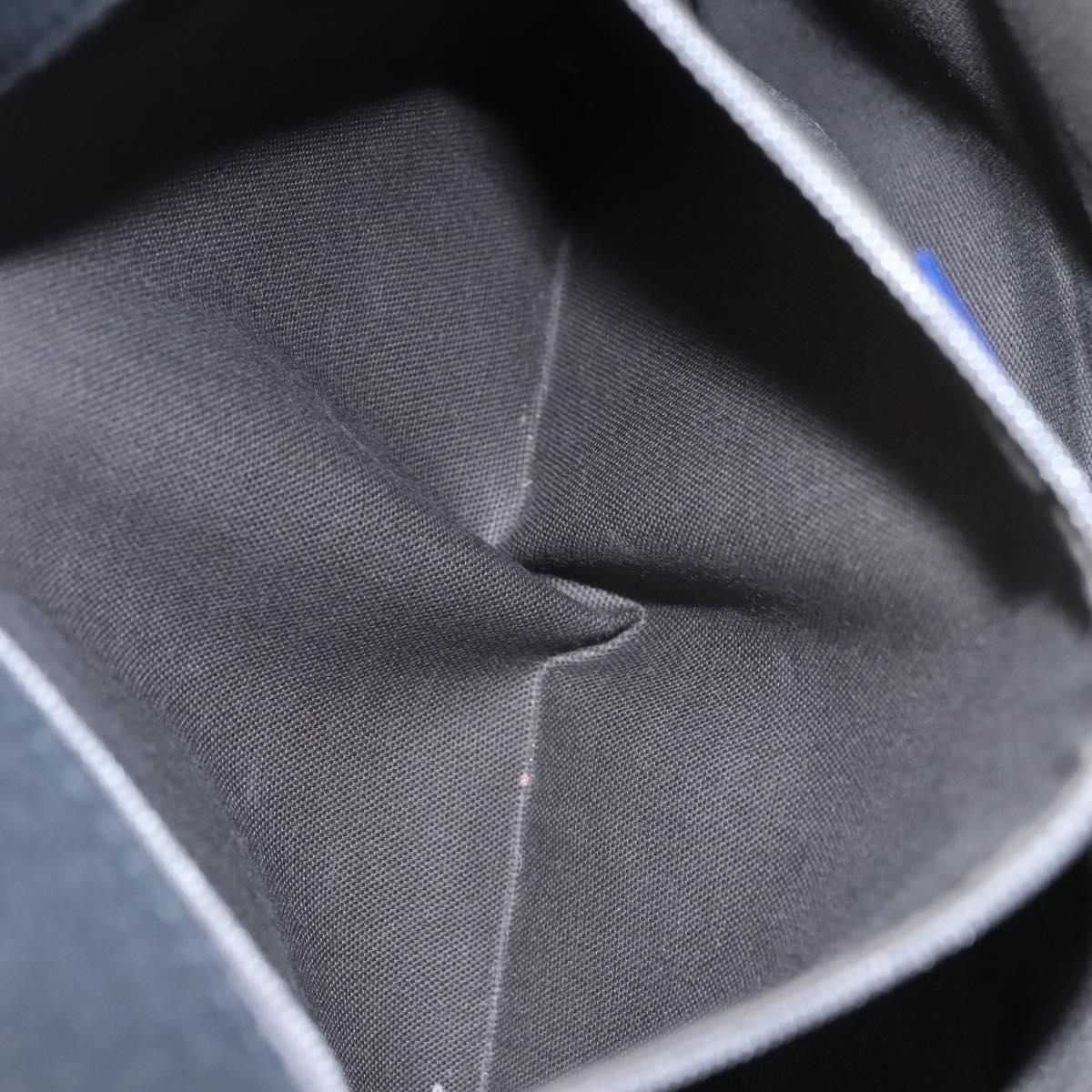 BURBERRY Tote Bag Canvas Black Auth ti2661