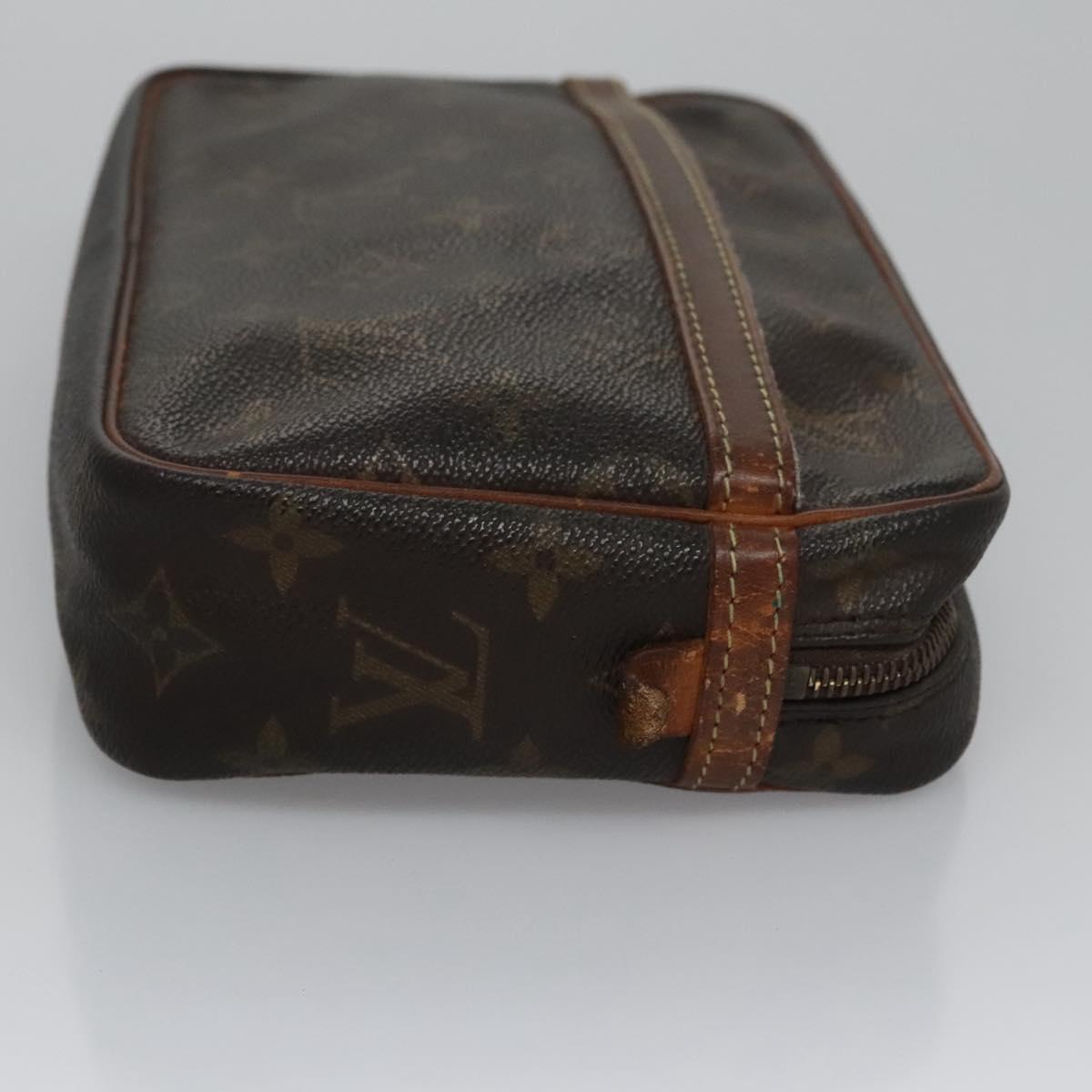 LOUIS VUITTON Monogram Compiegne 23 Clutch Bag M51847 LV Auth ti2689