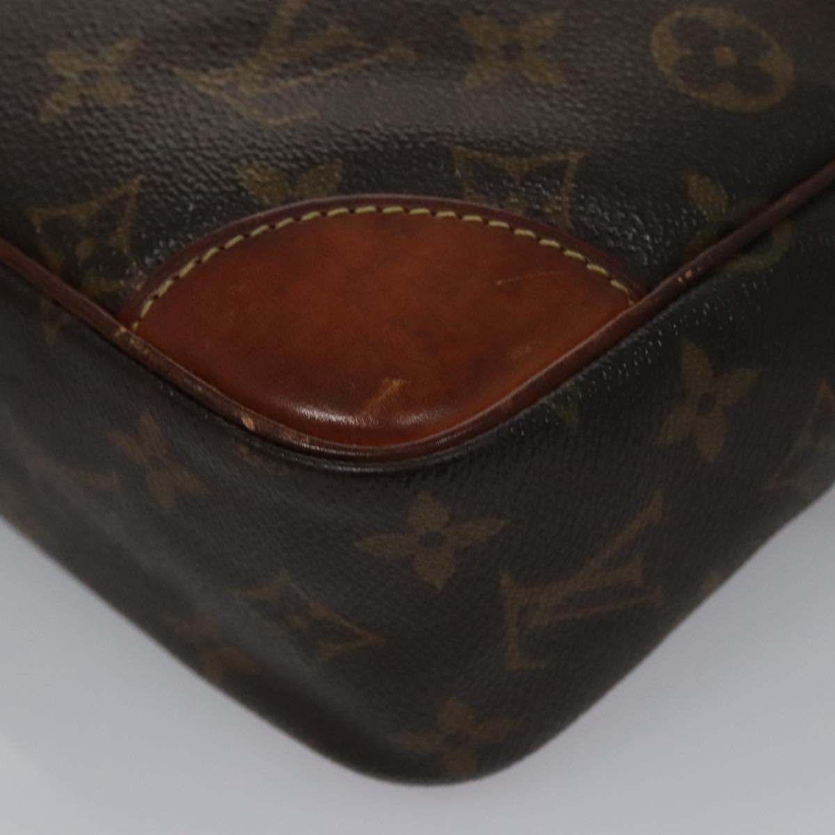 LOUIS VUITTON Monogram Compiegne 28 Clutch Bag M51845 LV Auth ti2690
