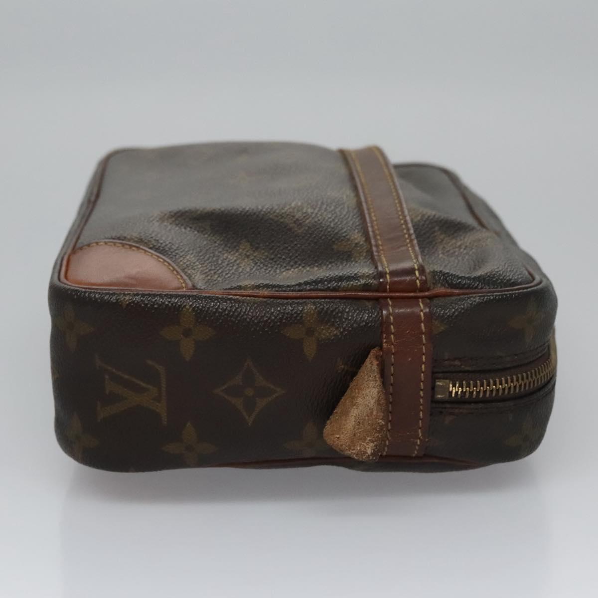 LOUIS VUITTON Monogram Compiegne 28 Clutch Bag M51845 LV Auth ti2690