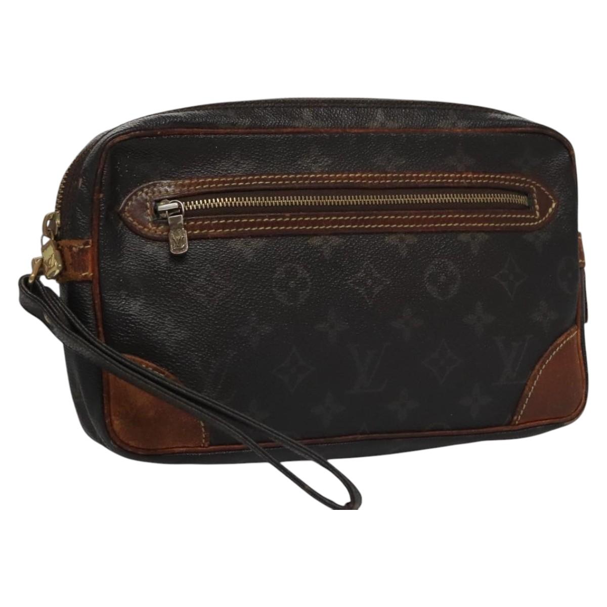 LOUIS VUITTON Monogram Marly Dragonne GM Clutch Bag M51825 LV Auth ti2704