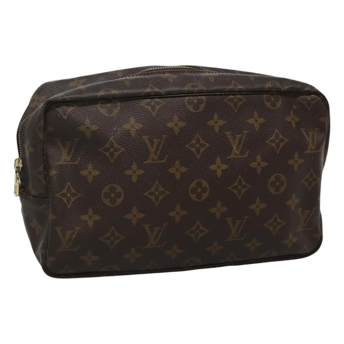 LOUIS VUITTON Monogram Trousse Toilette 28 Clutch Bag M47522 LV Auth ti2706