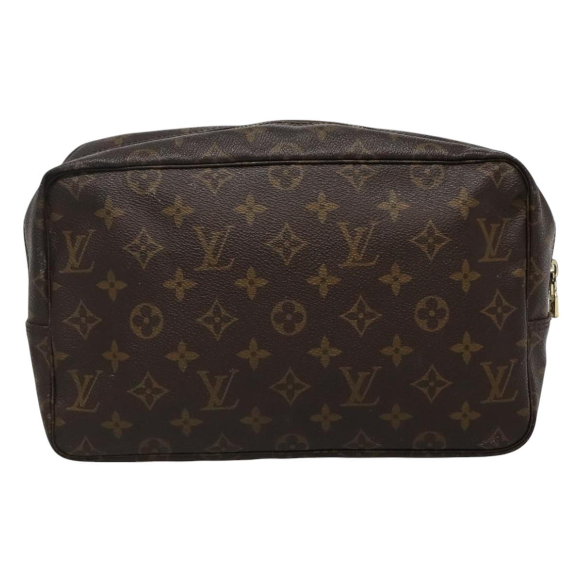 LOUIS VUITTON Monogram Trousse Toilette 28 Clutch Bag M47522 LV Auth ti2706
