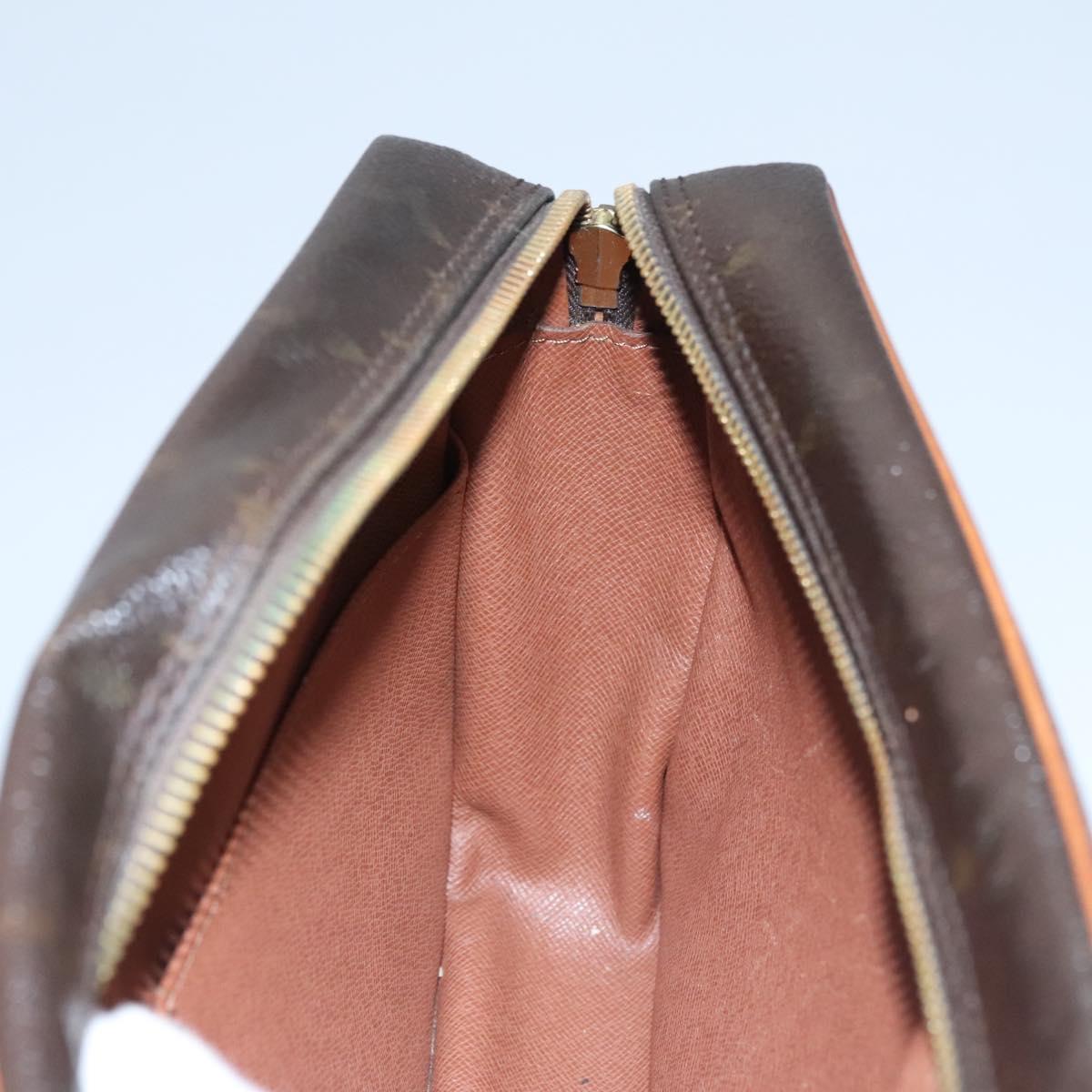 LOUIS VUITTON Monogram Compiegne 28 Clutch Bag M51845 LV Auth ti2707