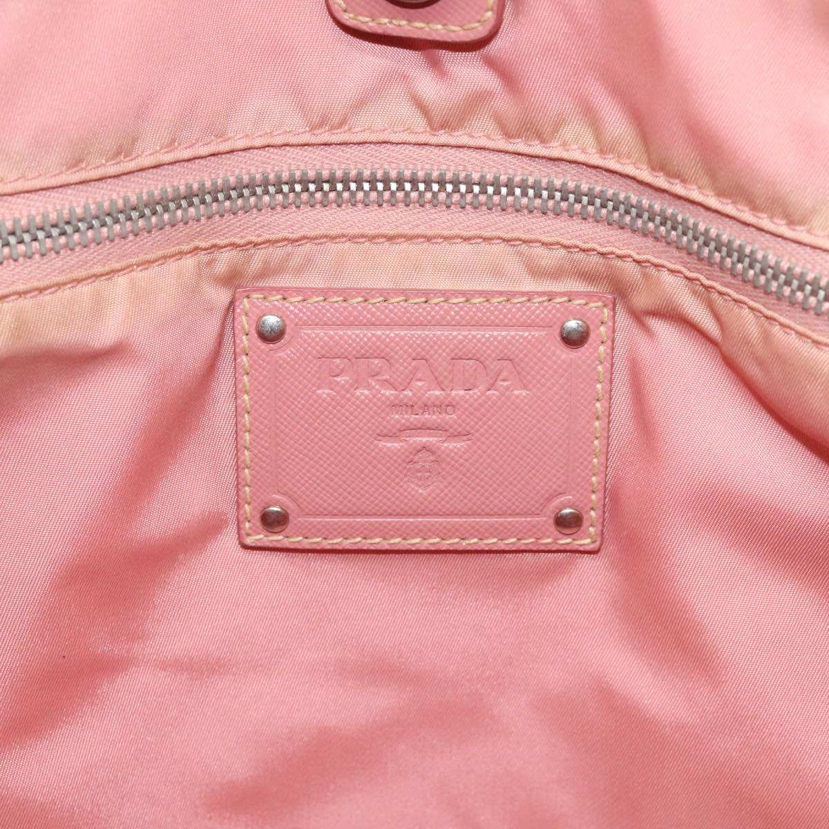 PRADA Tote Bag Nylon Gray Auth ti2725