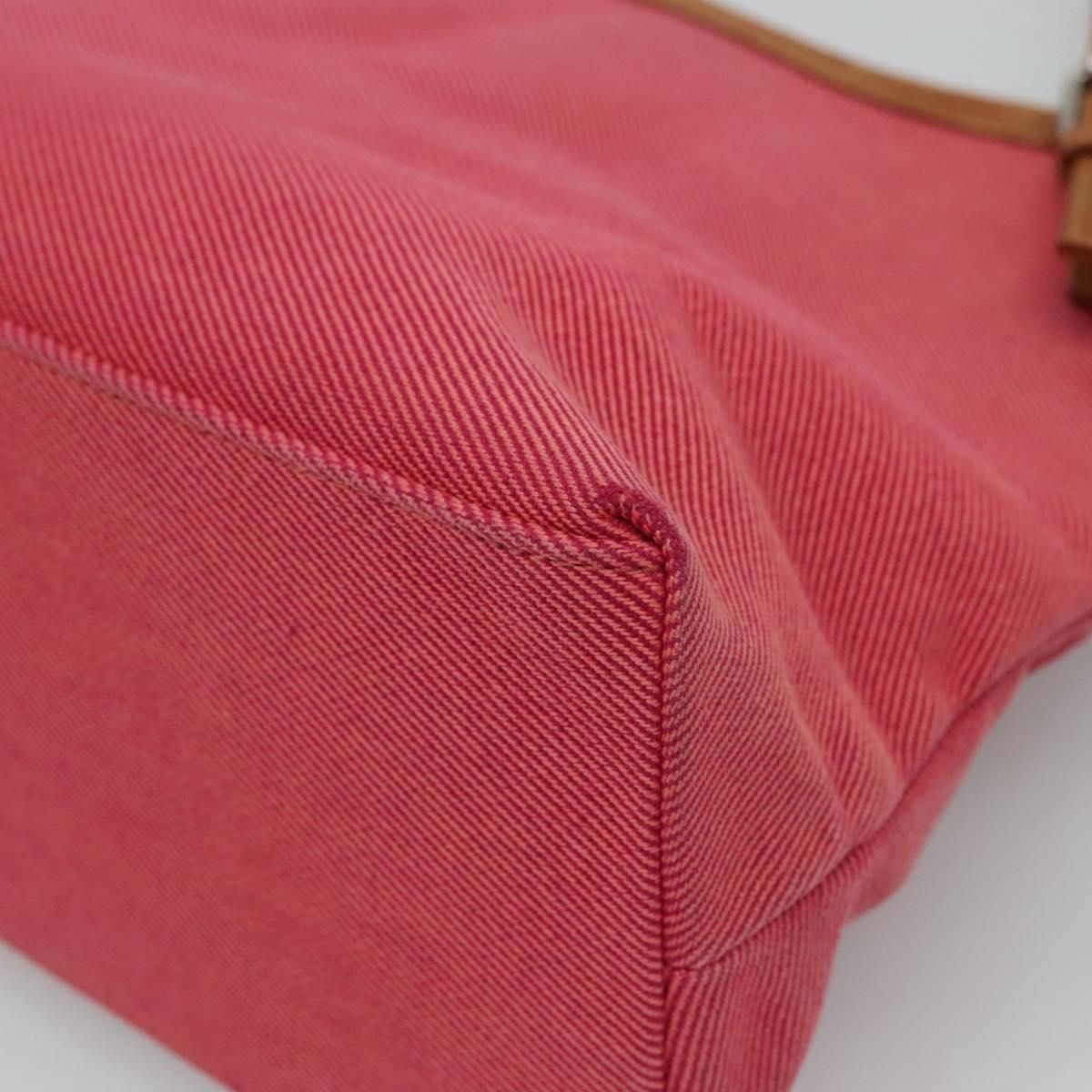 BURBERRY Blue Label Hand Bag Canvas Pink Auth ti2728