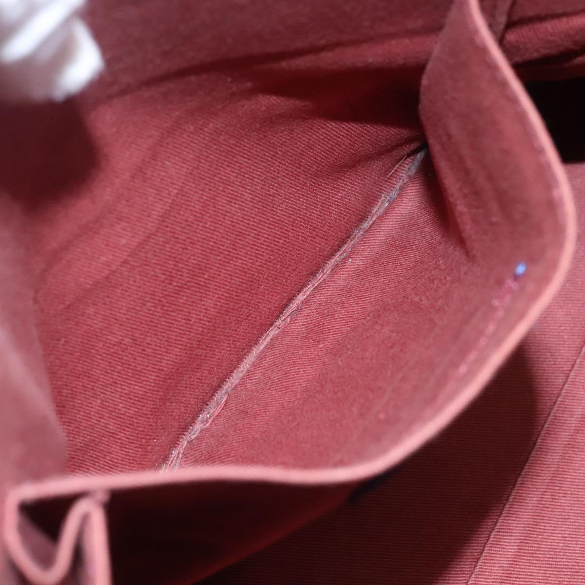 BURBERRY Blue Label Hand Bag Canvas Pink Auth ti2728