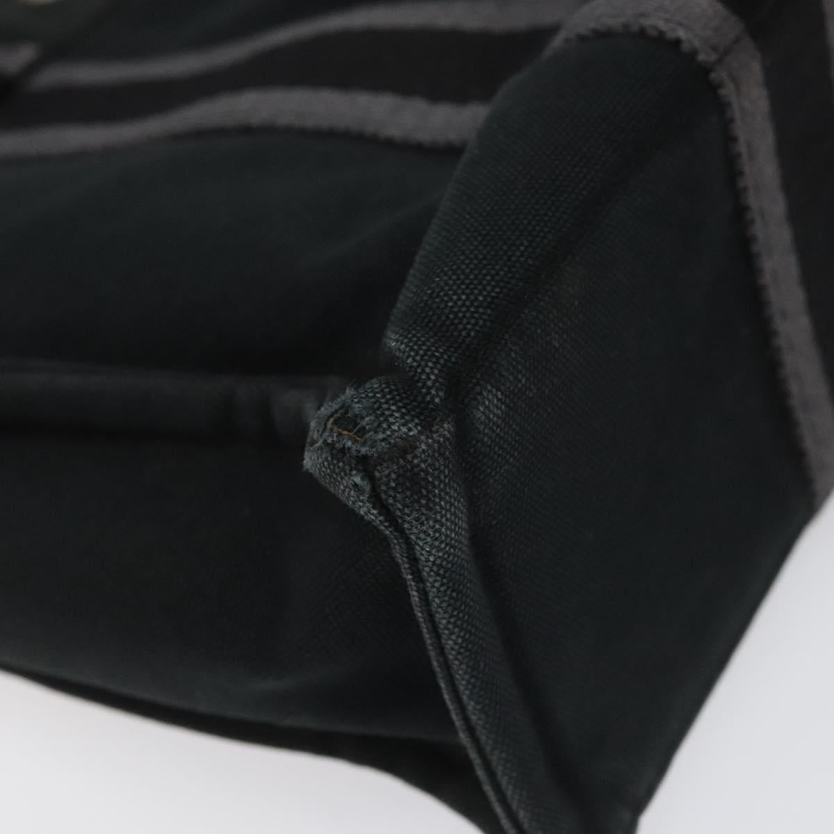 HERMES Fourre Tout PM Hand Bag Canvas Black Auth ti2733