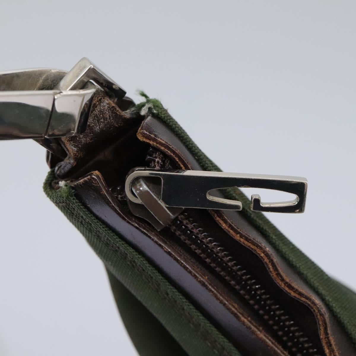 GUCCI Hand Bag Canvas Khaki 000 0602 Auth ti2770