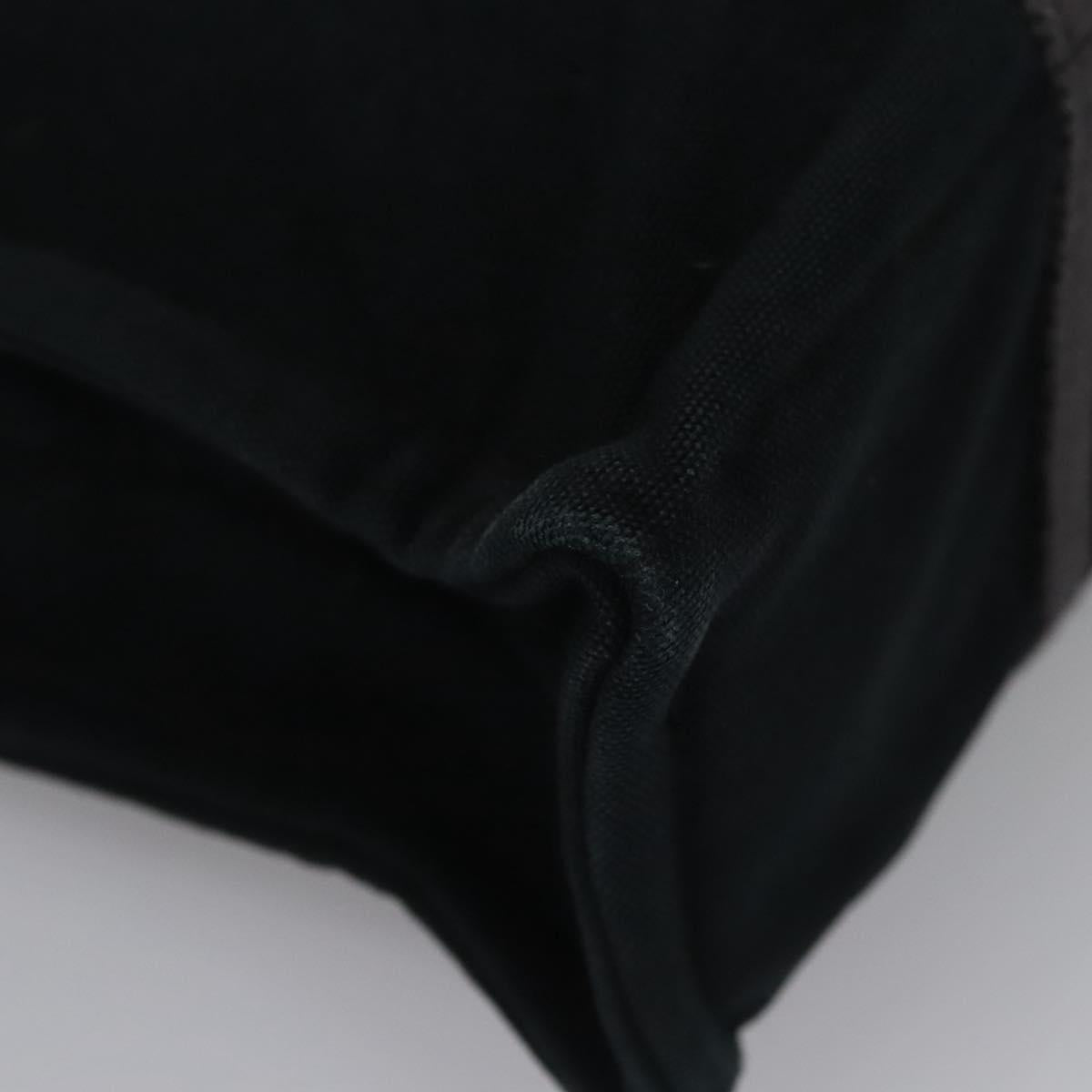 HERMES Fourre Tout PM Hand Bag Canvas Black Auth ti2780