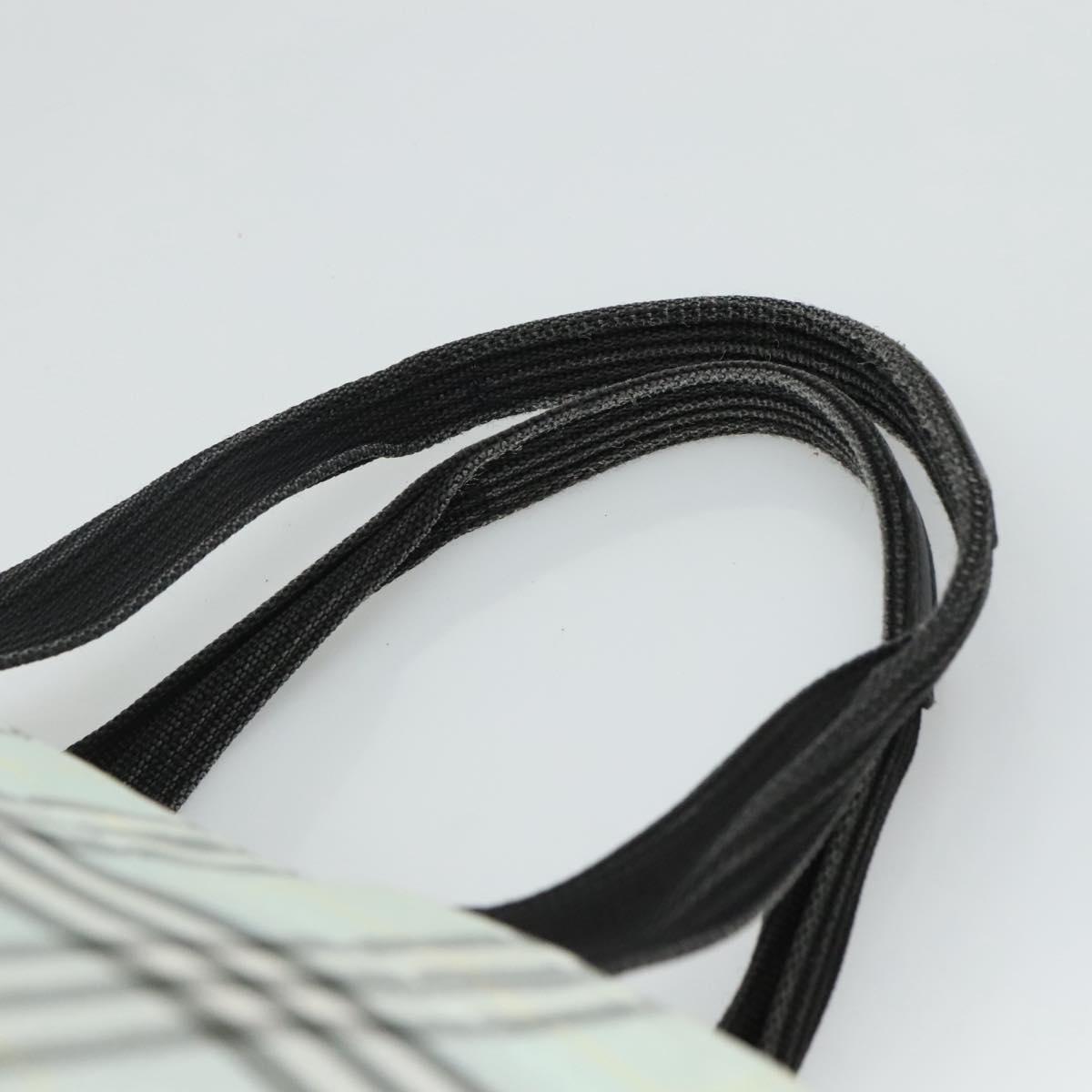 Burberrys Blue Label Nova Check Tote Bag Nylon Light Blue Auth ti2782