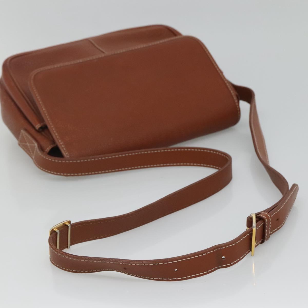 Burberrys Shoulder Bag Leather Brown Auth ti2788