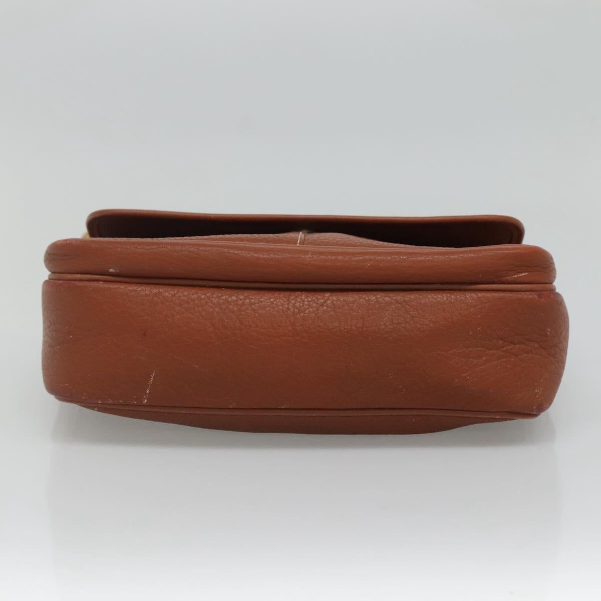 Burberrys Shoulder Bag Leather Brown Auth ti2788