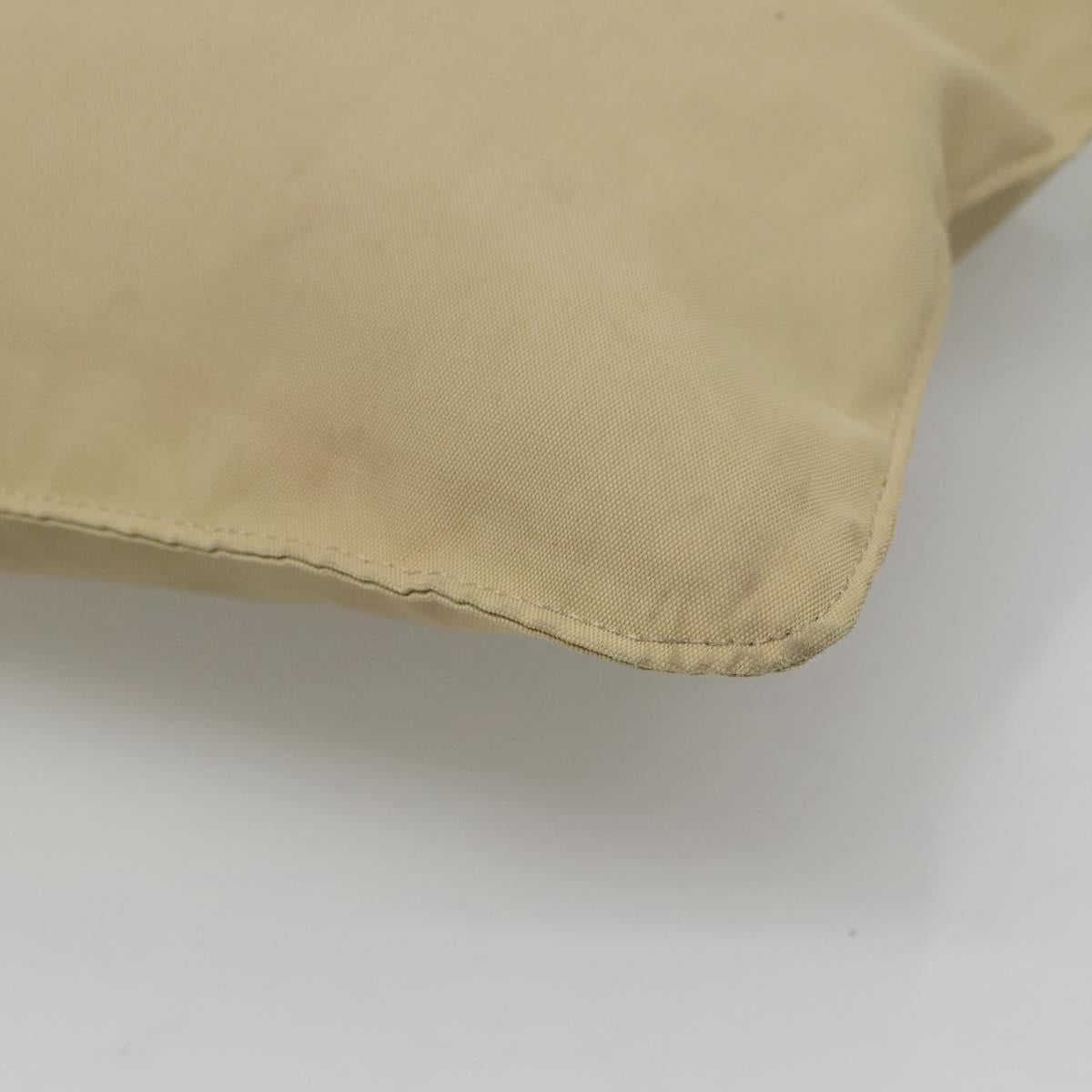 BURBERRY Blue Label Shoulder Bag Nylon Beige Auth ti2794