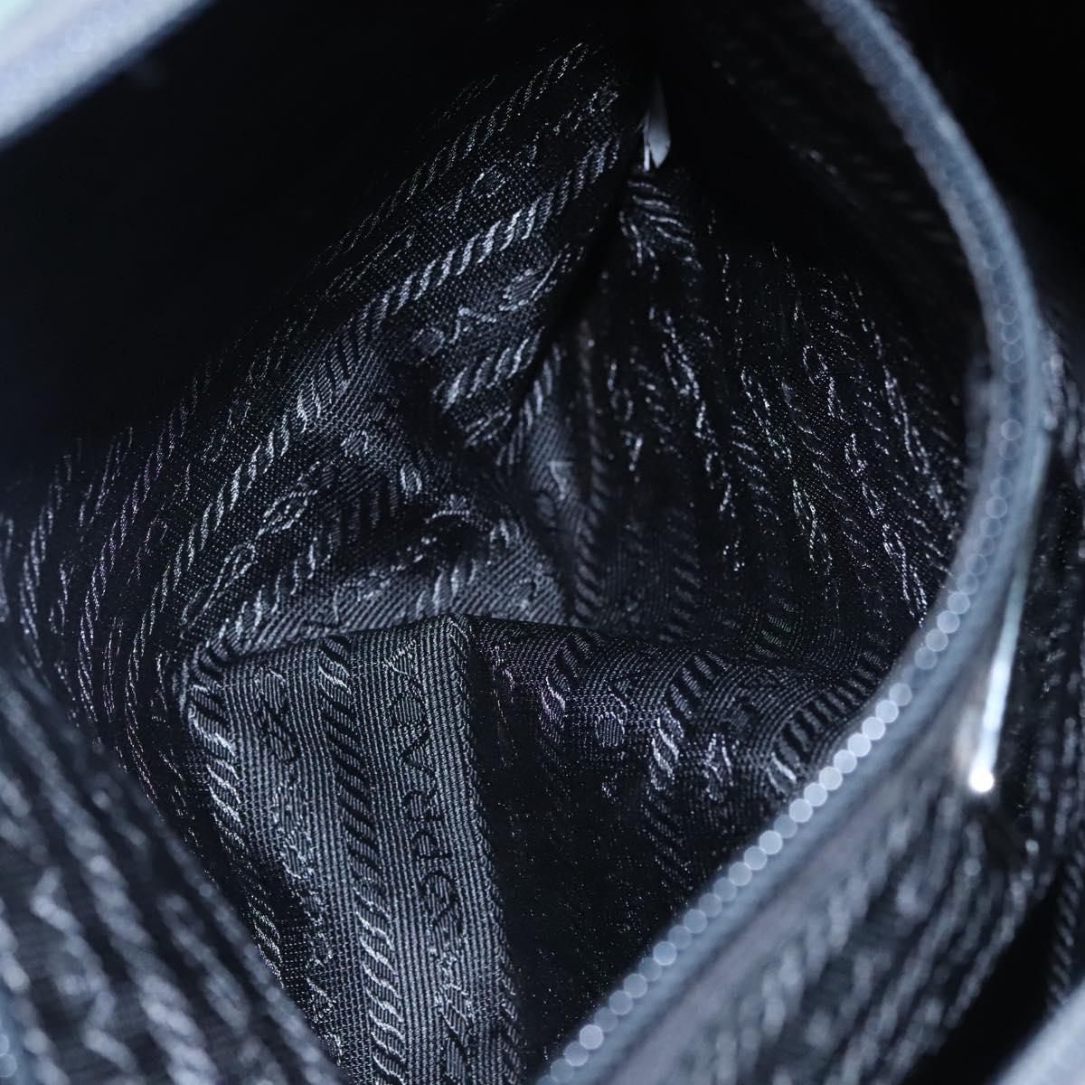 PRADA Hand Bag Nylon Green Auth ti2795