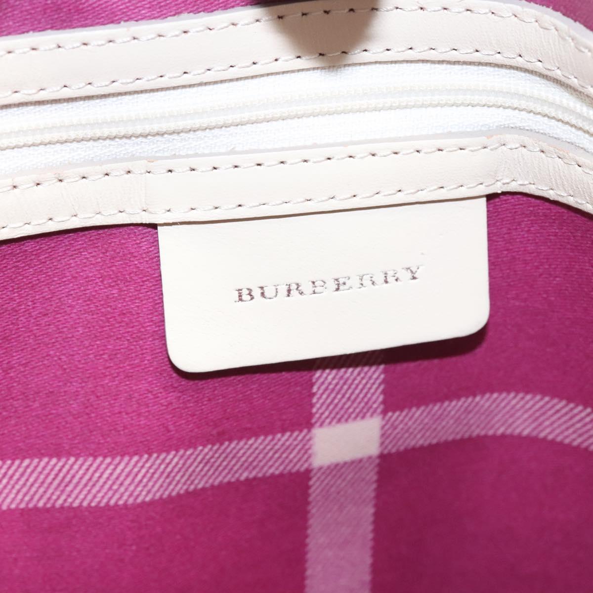 BURBERRY Tote Bag Canvas Navy Auth ti2798