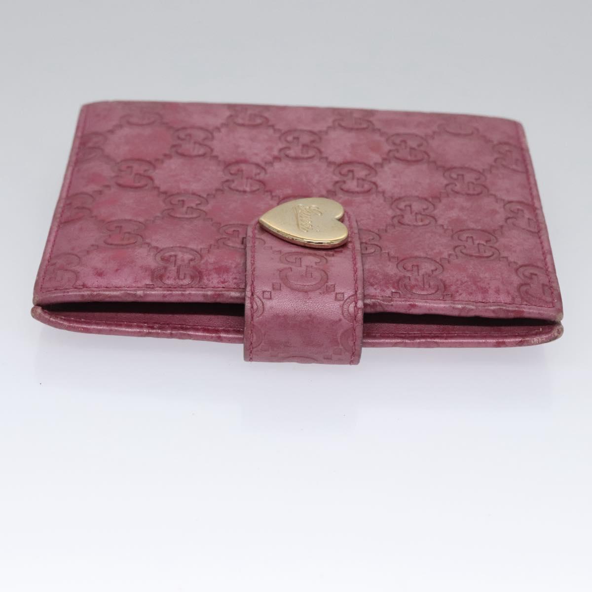 GUCCI GG Canvas Day Planner Cover 2Set Black Purple Auth ti2799