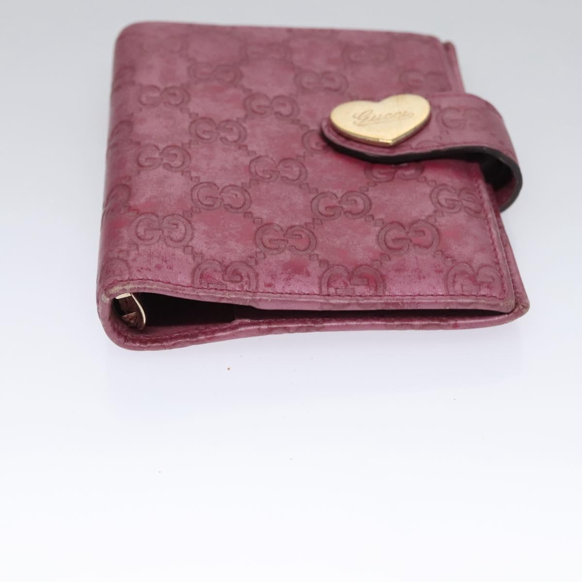 GUCCI GG Canvas Day Planner Cover 2Set Black Purple Auth ti2799