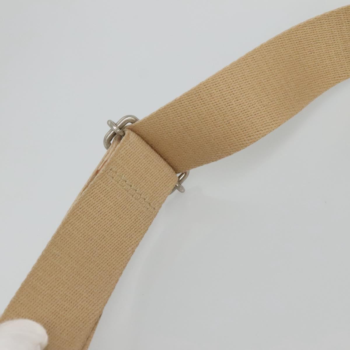 BURBERRY Blue Label Shoulder Bag Canvas Beige Auth ti2800