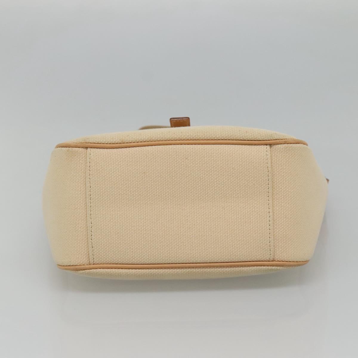 BURBERRY Blue Label Shoulder Bag Canvas Beige Auth ti2800