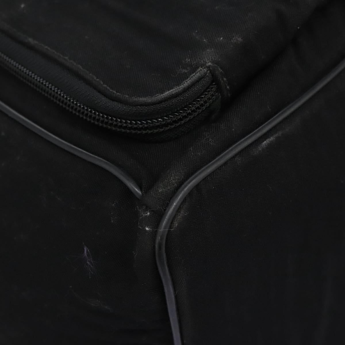 GUCCI Shoulder Bag Canvas Black Auth ti2843