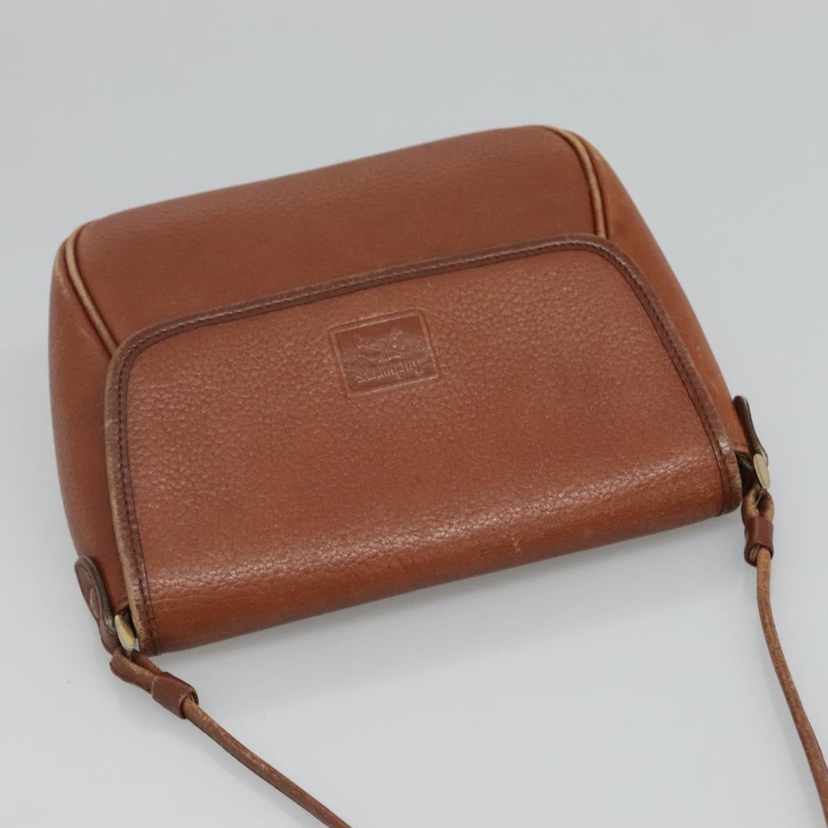 Burberrys Shoulder Bag Leather Brown Auth ti2845