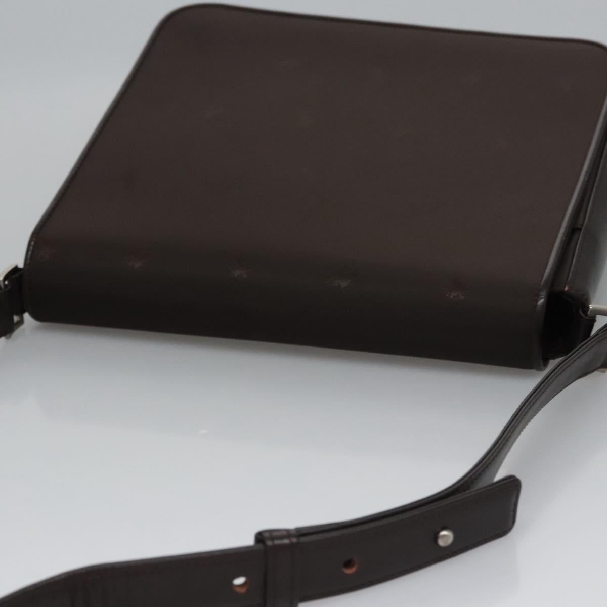 BURBERRY Shoulder Bag Nylon Brown Auth ti2852