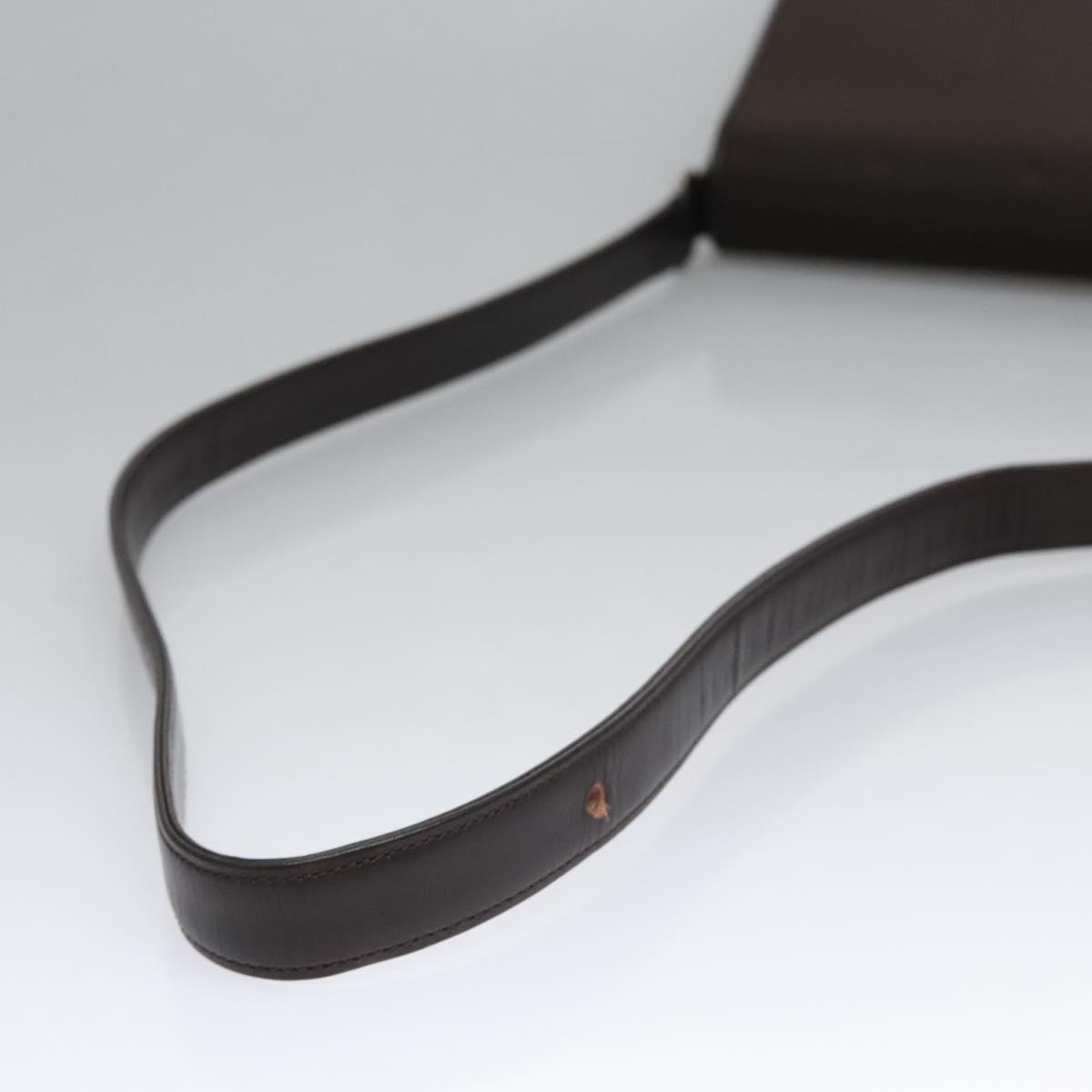 BURBERRY Shoulder Bag Nylon Brown Auth ti2852