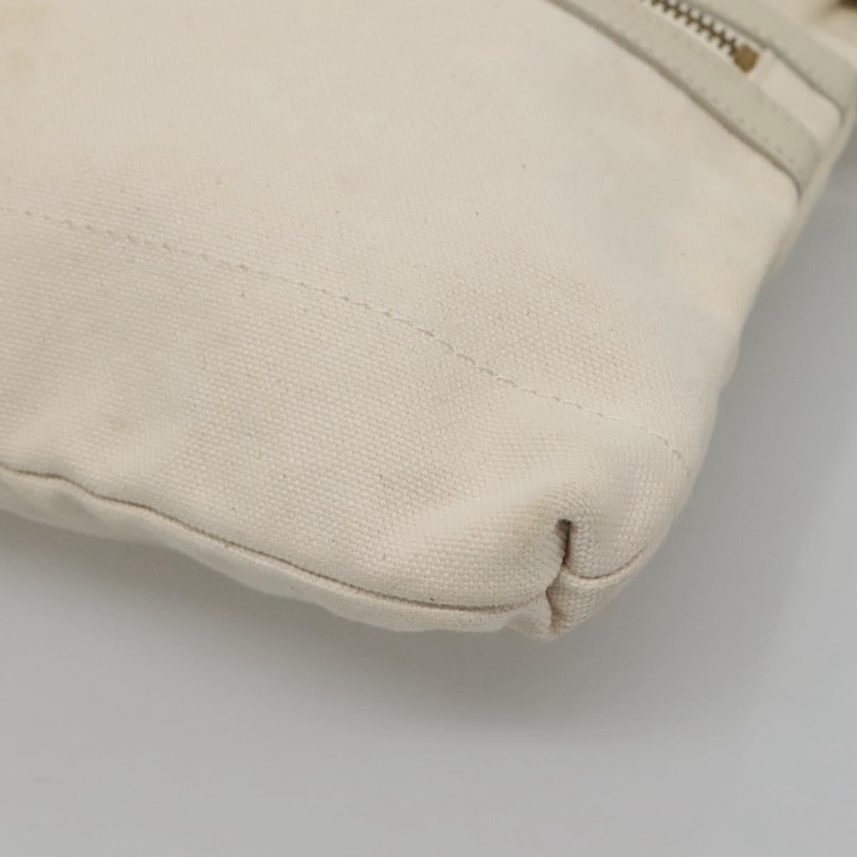 BURBERRY Blue Label Shoulder Bag Canvas Beige Auth ti2861