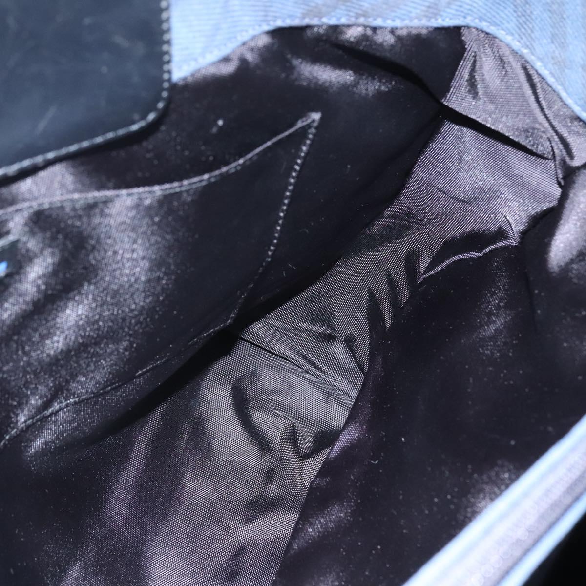 BURBERRY Blue Label Tote Bag Canvas Blue Auth ti2869