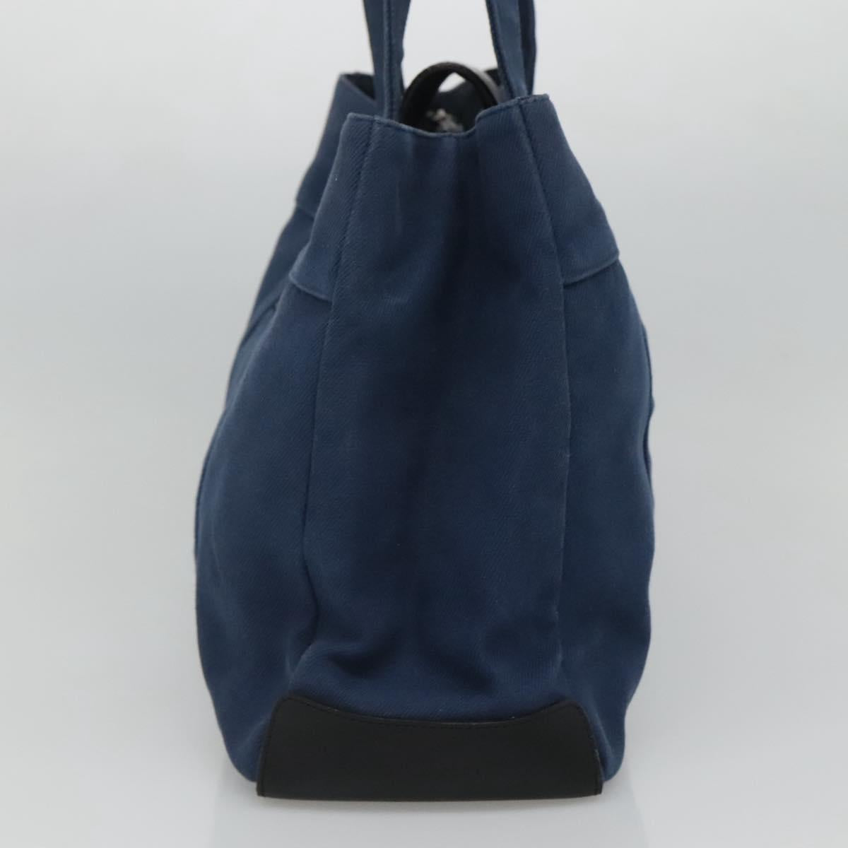 BURBERRY Blue Label Tote Bag Canvas Blue Auth ti2869