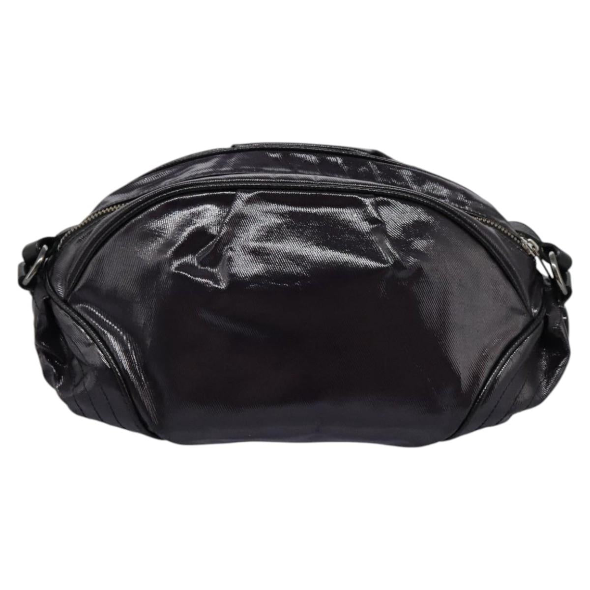 BURBERRY Blue Label Shoulder Bag Enamel Purple Auth ti2877