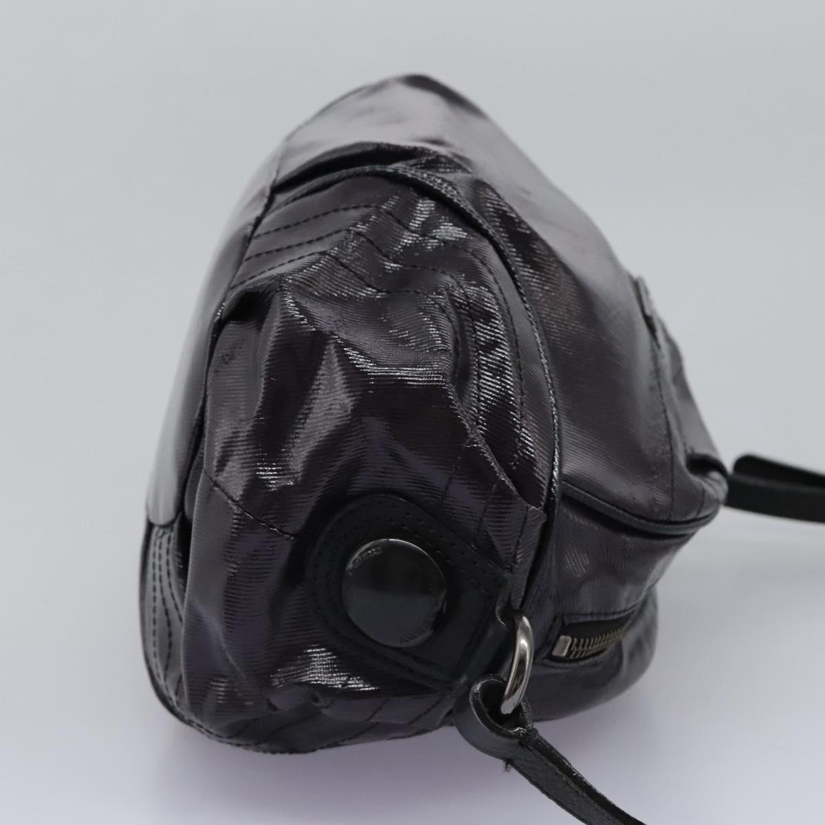 BURBERRY Blue Label Shoulder Bag Enamel Purple Auth ti2877