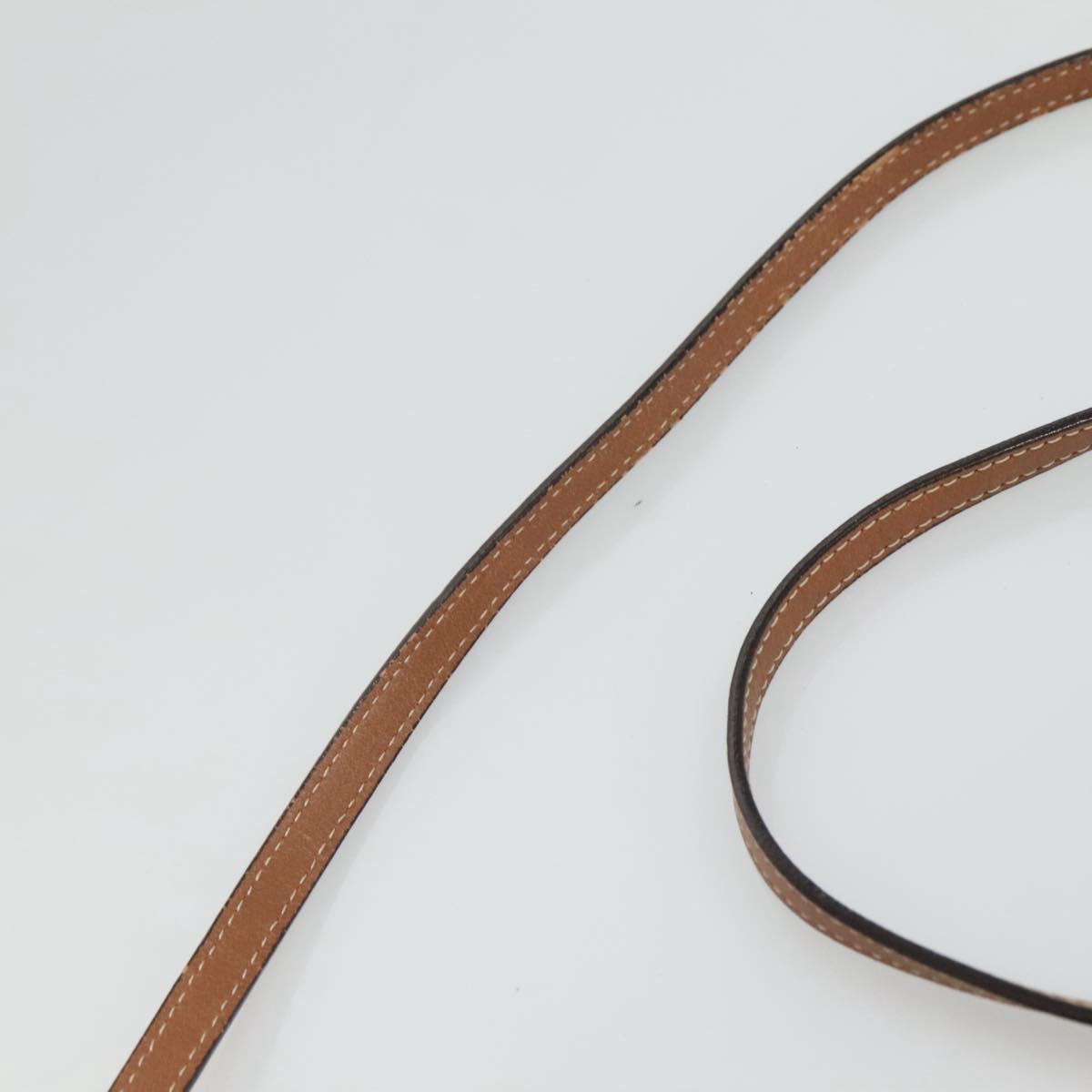 BURBERRY Blue Label Shoulder Bag Canvas Beige Auth ti2894