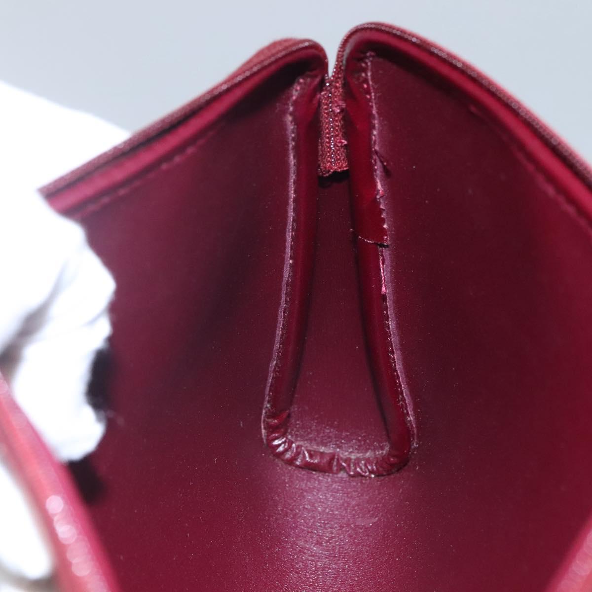 Christian Dior Trotter Canvas Clutch Bag Red Auth ti2899