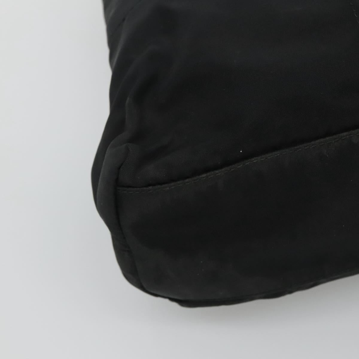 PRADA Tote Bag Nylon Black Auth ti2918