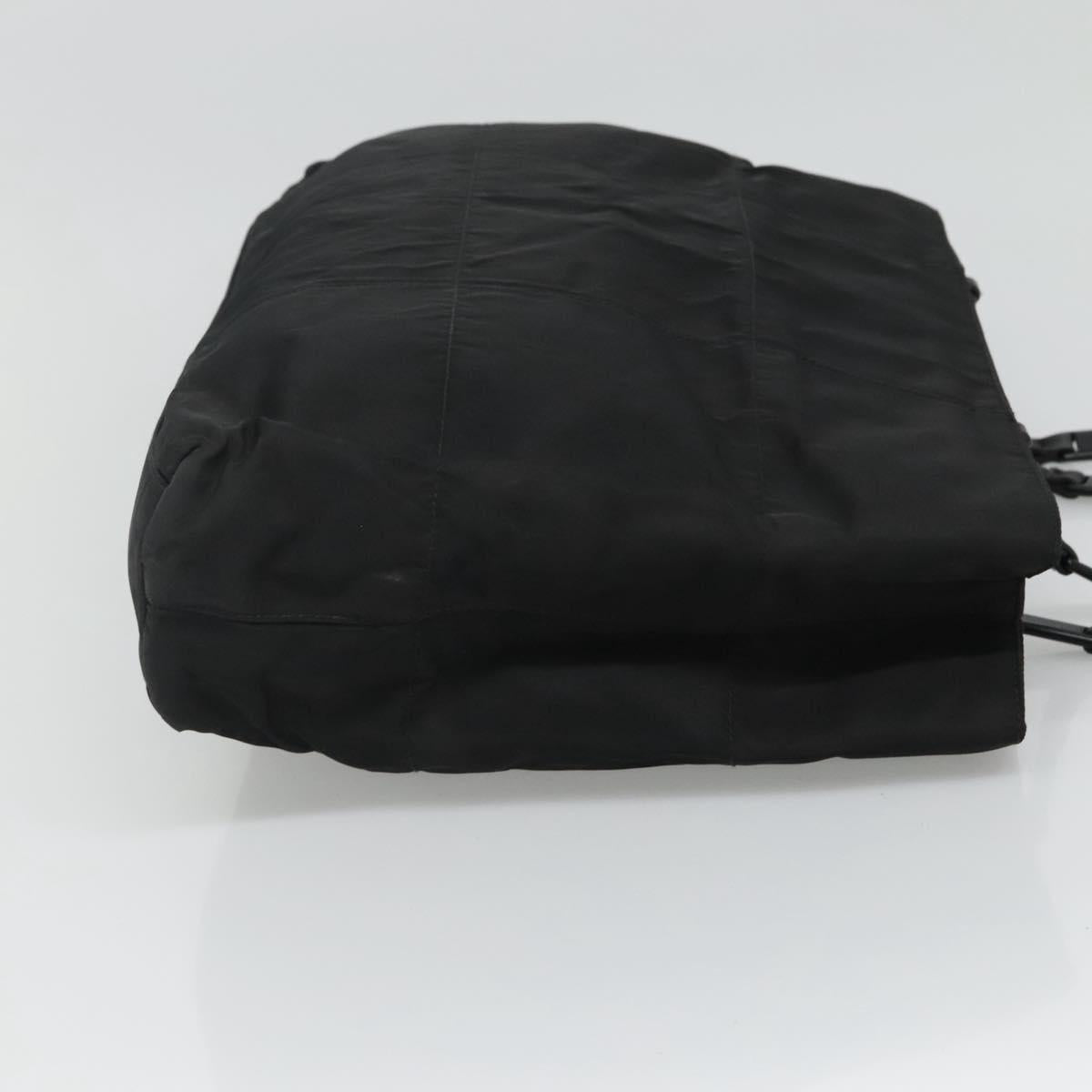 PRADA Tote Bag Nylon Black Auth ti2918