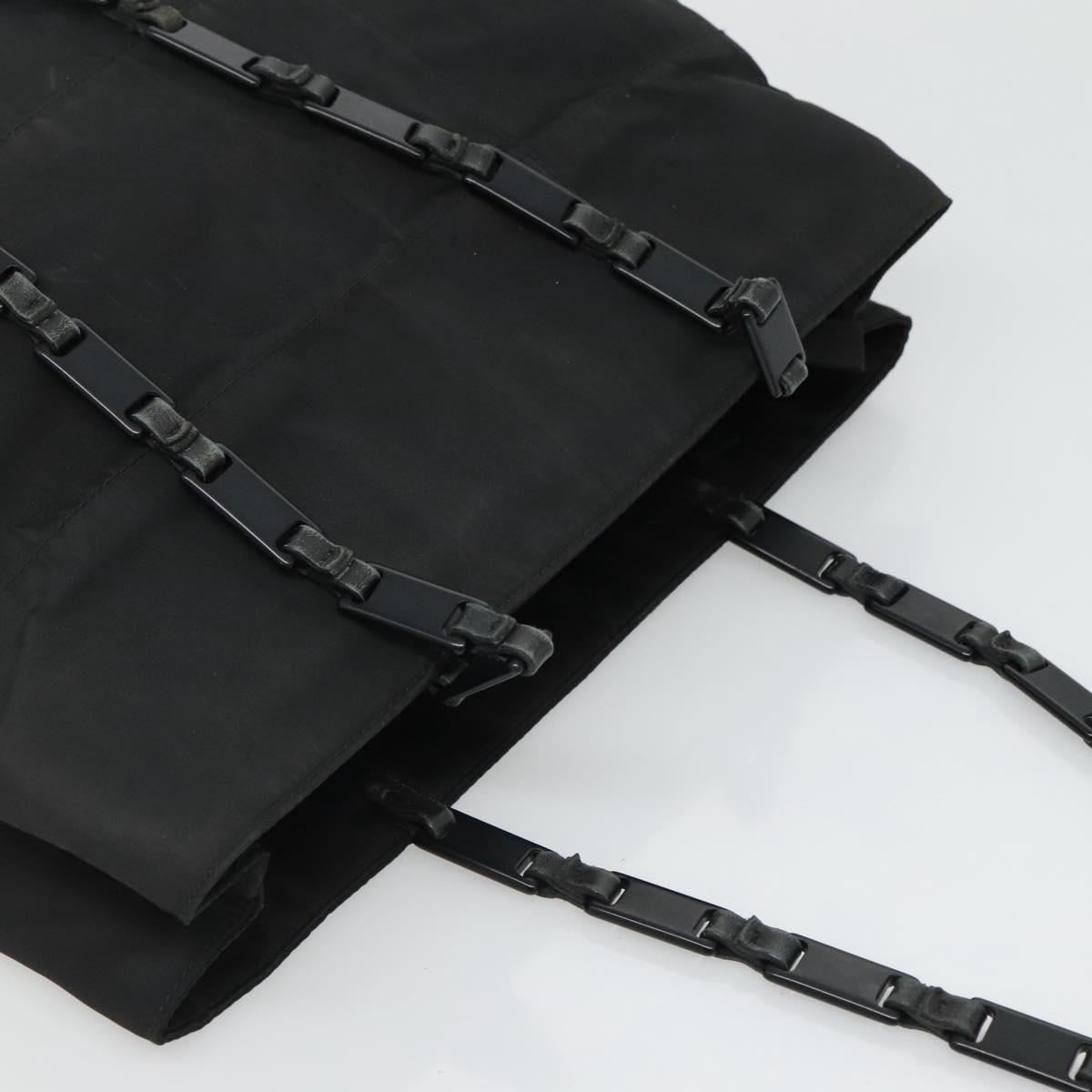 PRADA Tote Bag Nylon Black Auth ti2918