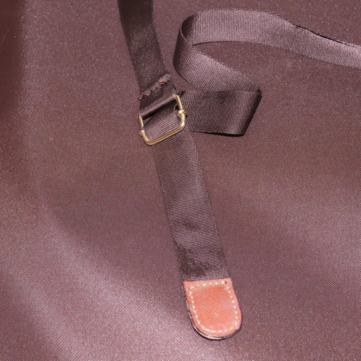 Burberrys Travel Case Boston Bag PVC Navy Brown Auth ti2922