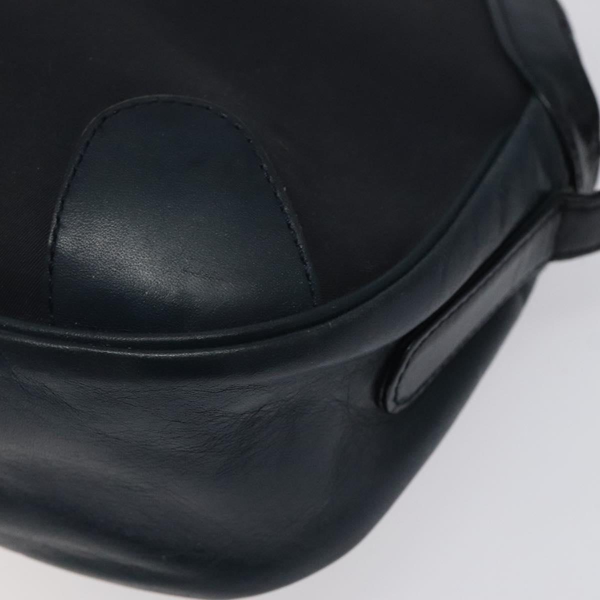 Burberrys Shoulder Bag Canvas Navy Auth ti2948