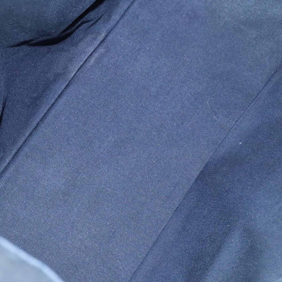 HERMES Fourre Tout Tote Bag Canvas 5Set Black Gray Navy Auth ti2960